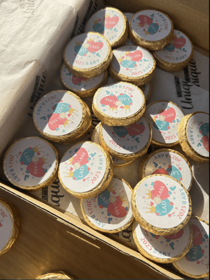 Gender Reveal Chocolate Coins - Image 6